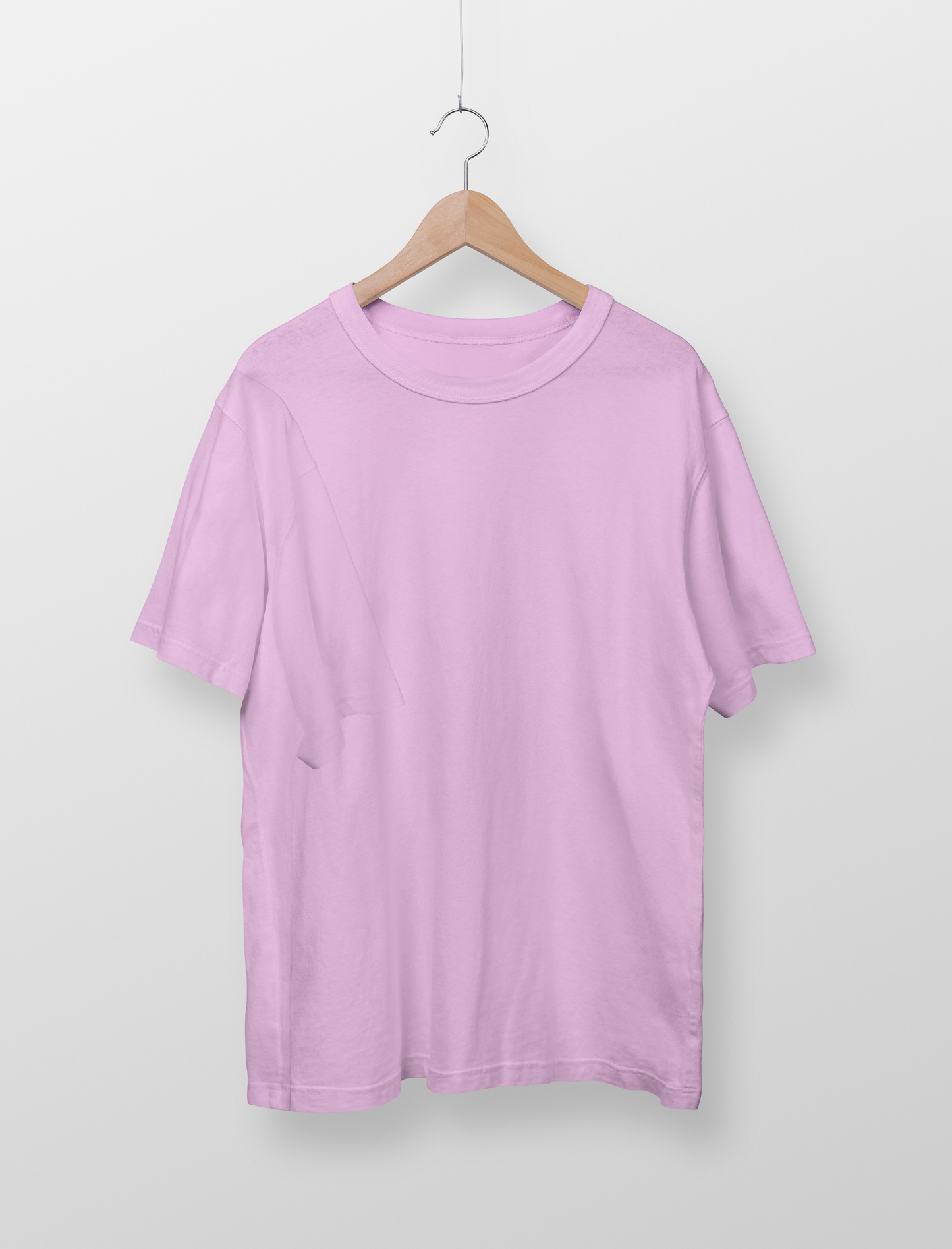 SOFT PINK DROPSHOULDER T-SHIRT