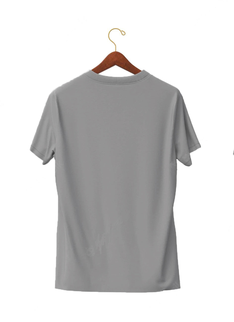 Climbing Mickey Mouse | Hungry Threads Unisex T-shirt | Grey color