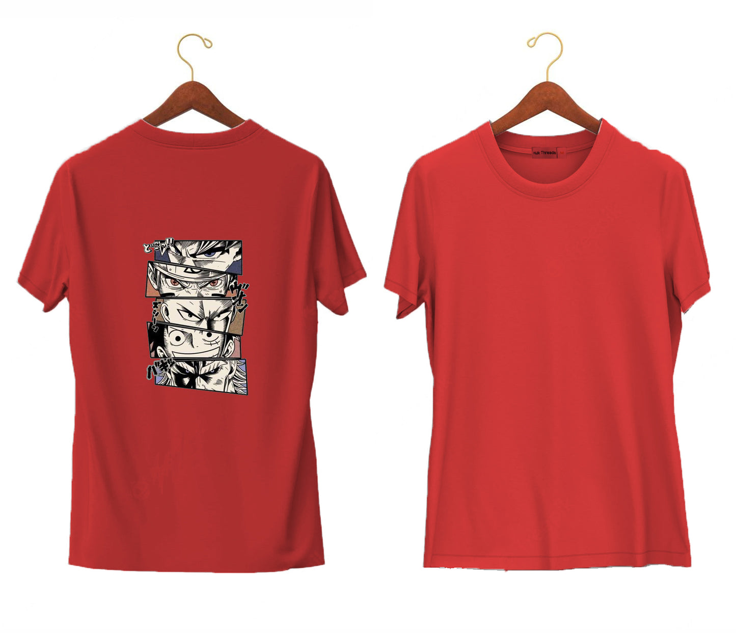 Anime collection | Hulk Threads T-shirt for Men | Red Color - Hulk Threads