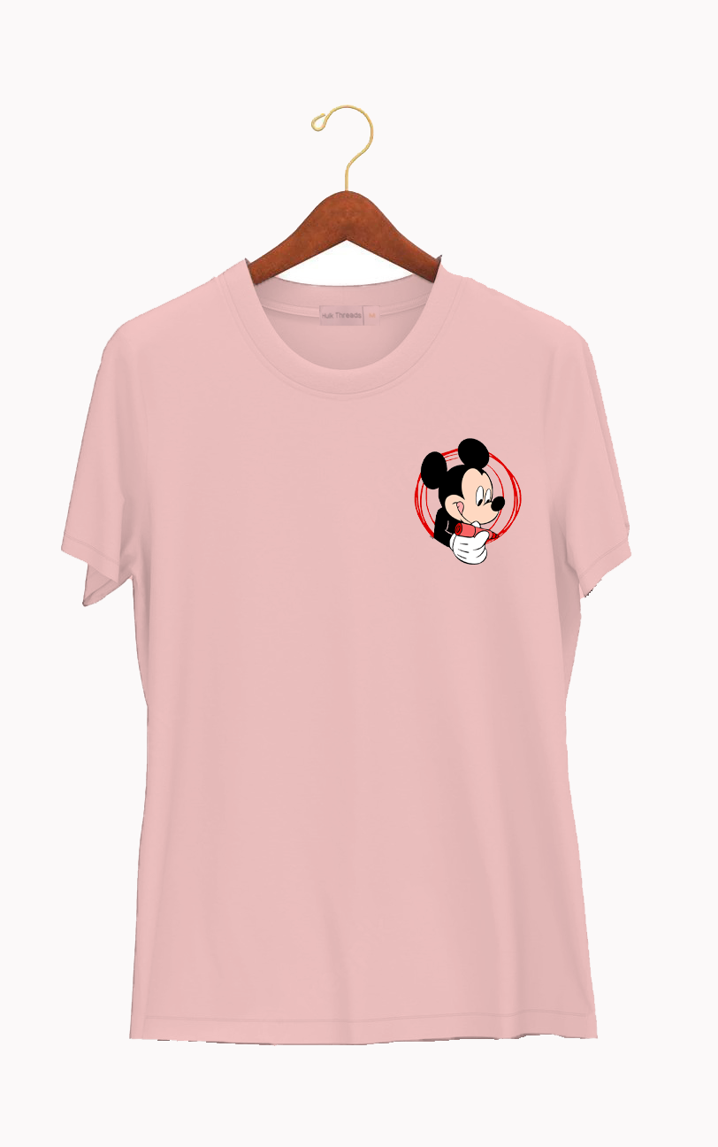 Mickey Mouse | Hulk Threads Unisex T-shirt | Soft Pink color - Hulk Threads