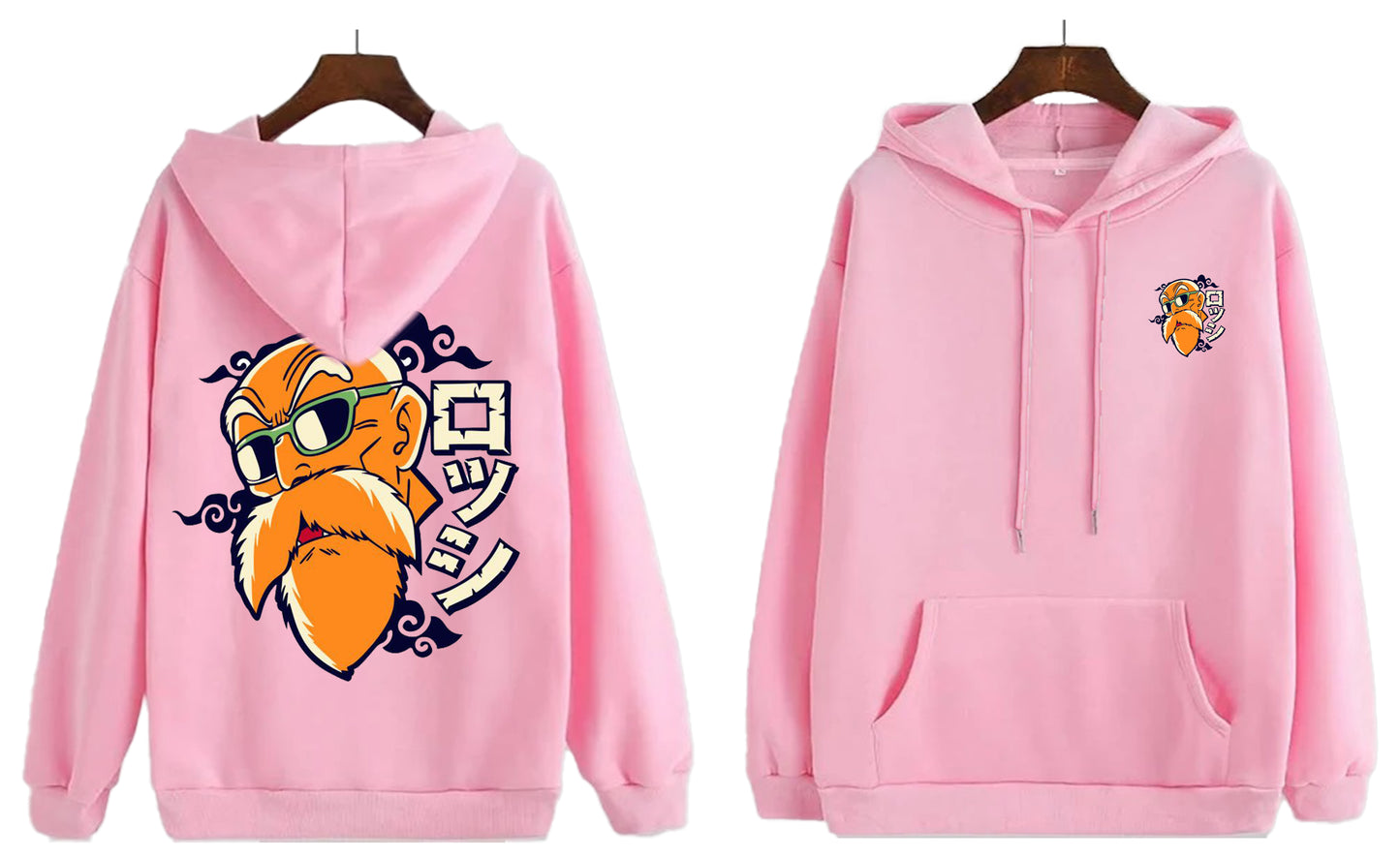 Soft Pink Hoodies | Graphic Printed