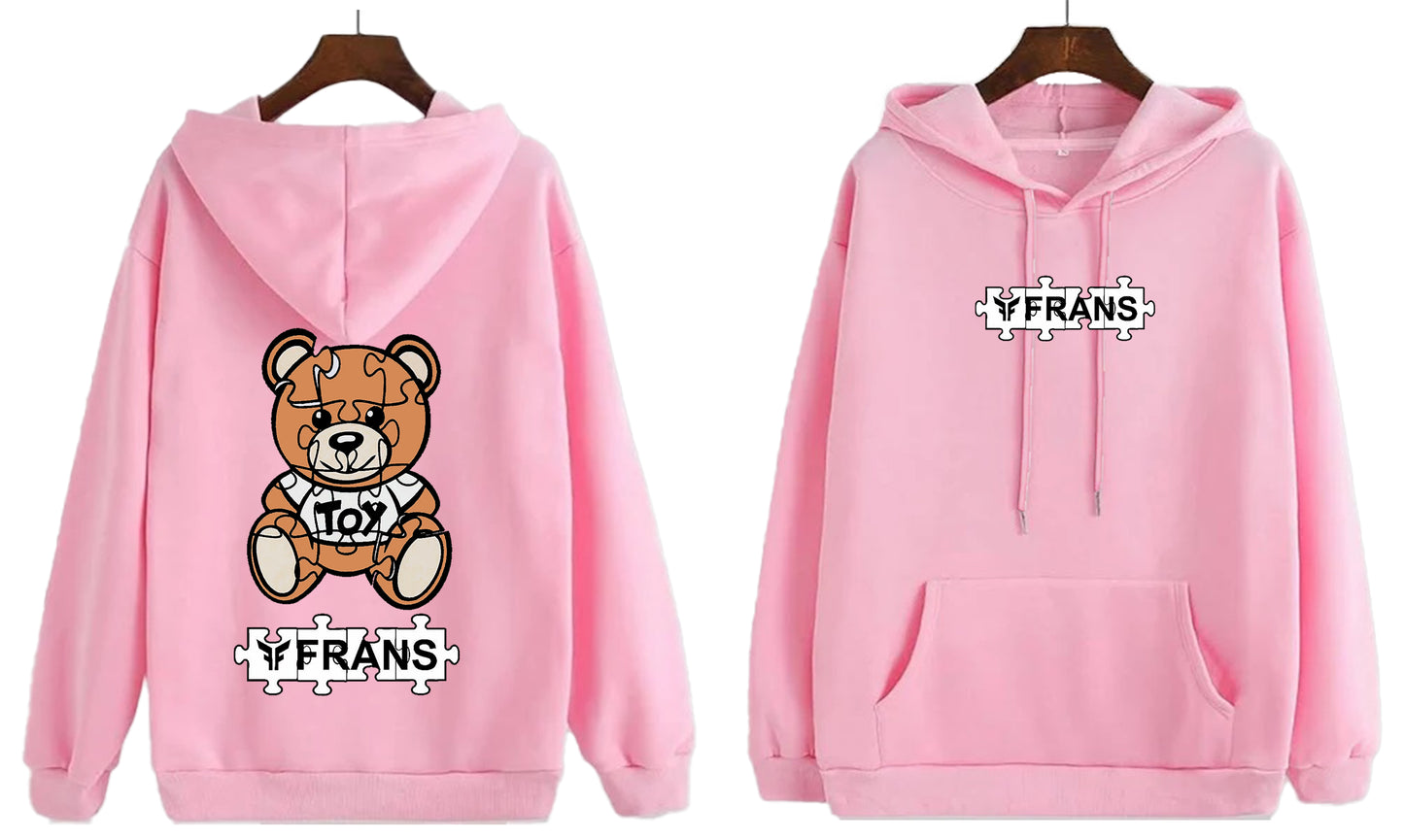 France | Soft Pink Hoodie | Hungry Threads