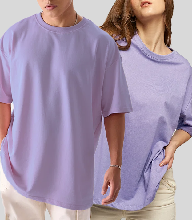 LAVENDER OVERISZED T-SHIRT