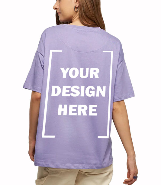 Unisex Lavender  Oversized t-shirt | Customizable | Hungry Threads