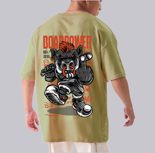 BOAR POWER | HUNGRY THREADS | OVERSIZED TEE