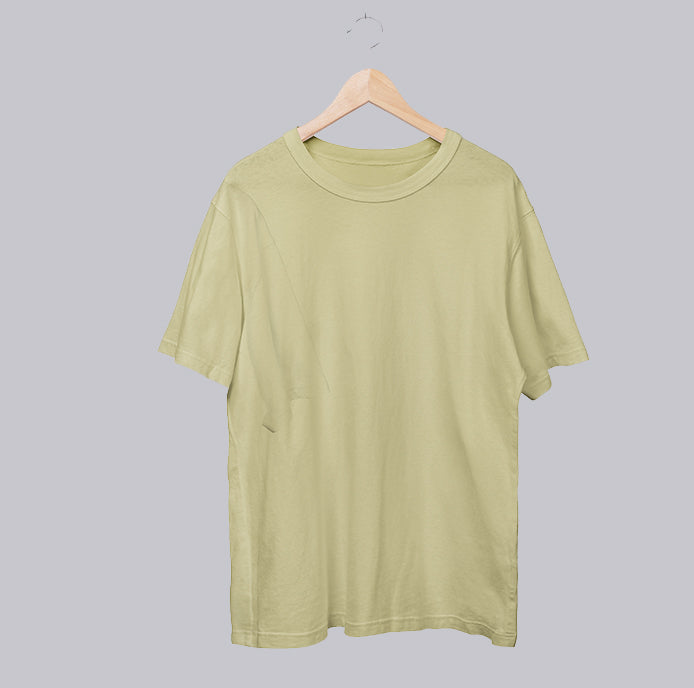 oversized tshirt beige color