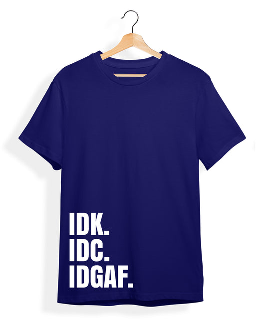 IDGAF| UNISEX TEE | GENDER NEUTRAL | HUNGRY THREADS