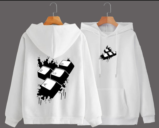 White Aesthetic | Cotton Unisex Hoodie | Winter Wear