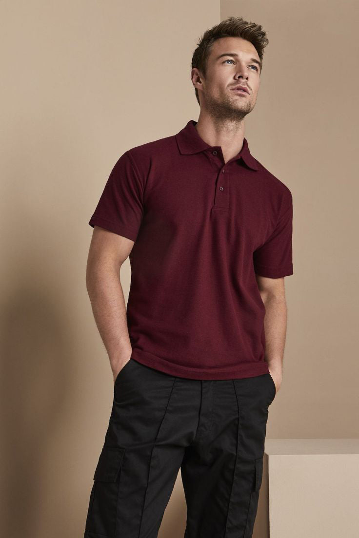 Wine color Polo | Hungry Threads | Unisex tee