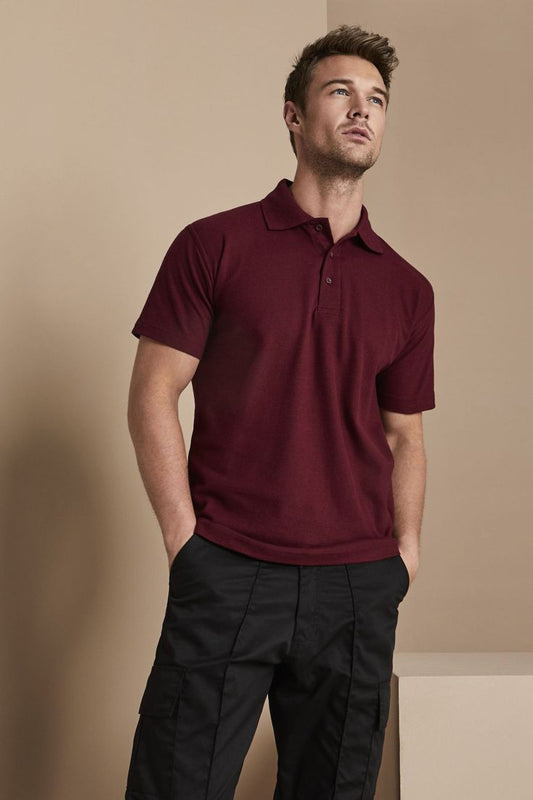 Wine color Polo | Hungry Threads | Unisex tee