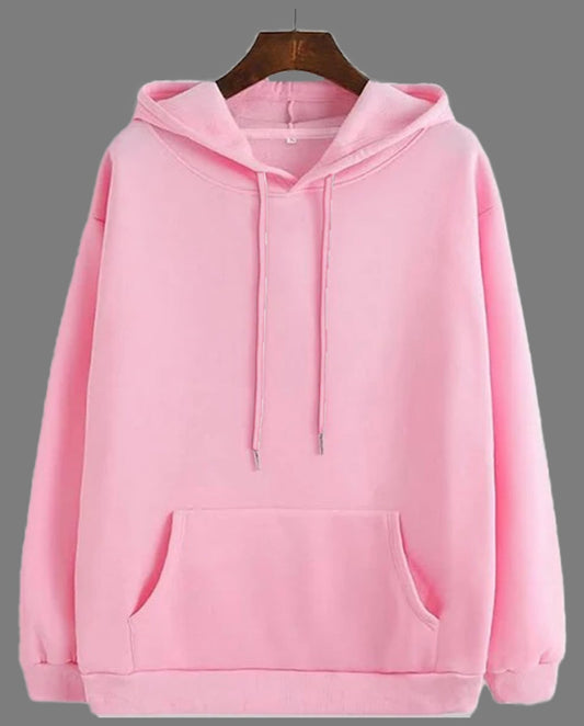 Soft Pink solid winter Hoodies | Winter Wears
