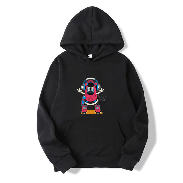 Music Sneakers Hoodie | Unisex Collection for Both Men and Women - Hulk Threads