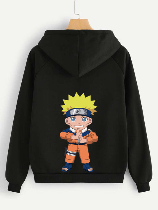 Naruto Focus Hoodie | Anime Unisex Collection for Both Men and Women - Hulk Threads
