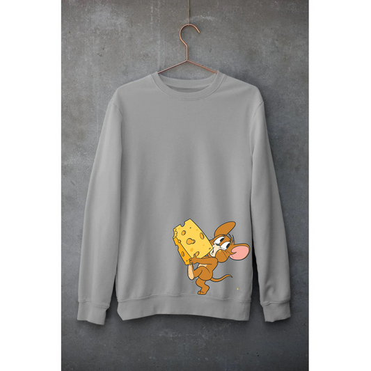 Cheesy Jerry Sweatshirt | Hungry Threads | Unisex Sweatshirt