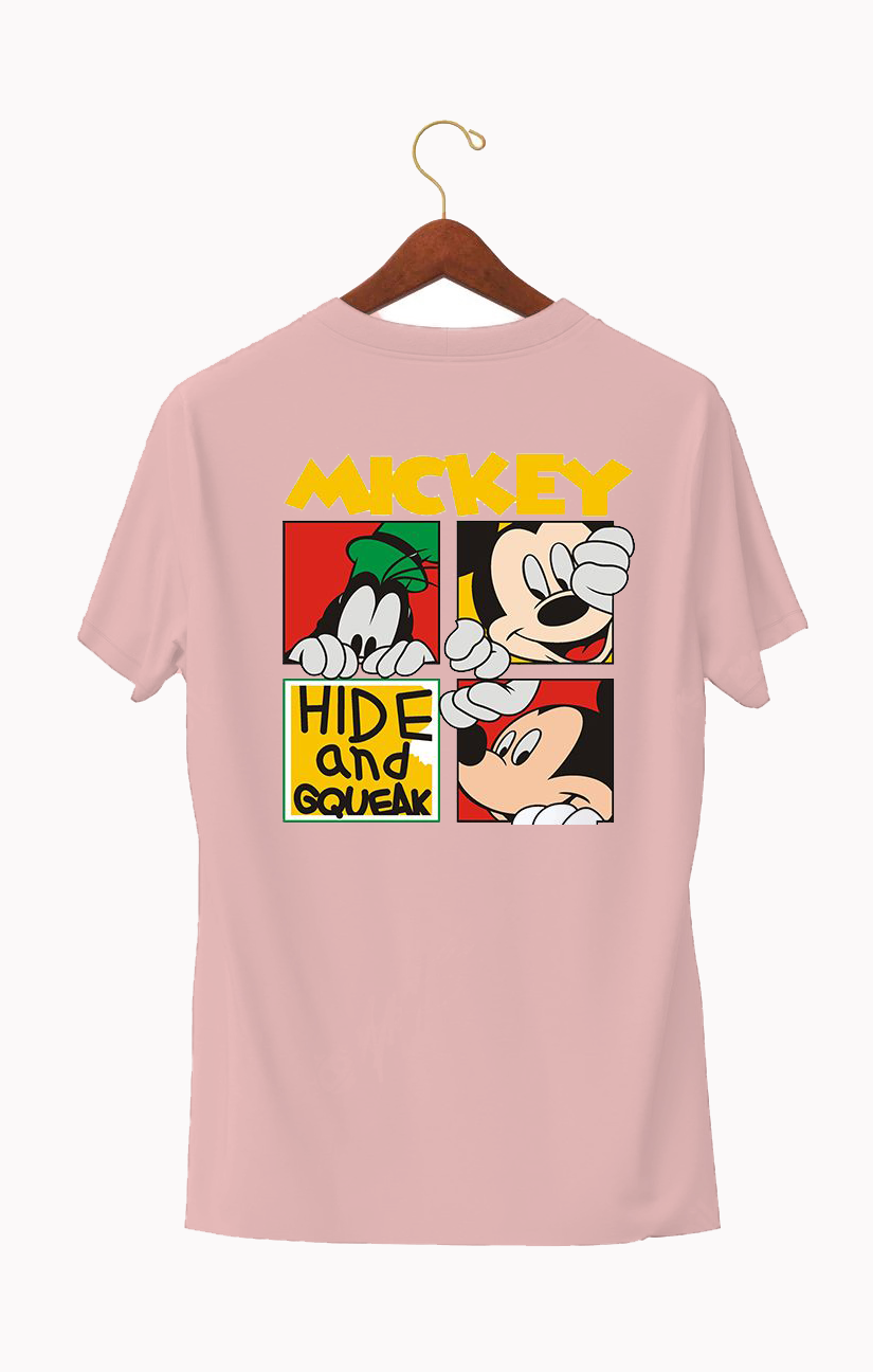 Mickey Mouse | Hulk Threads Unisex T-shirt  | Soft Pink color - Hulk Threads