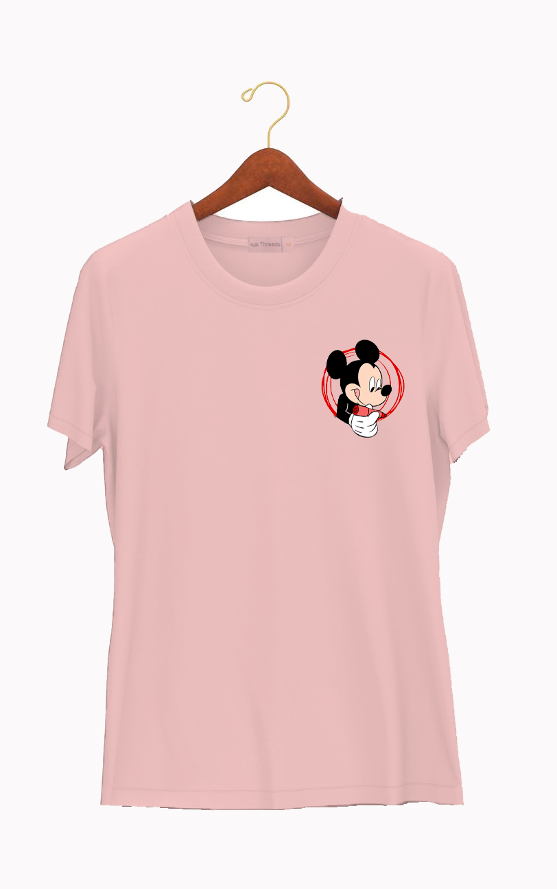 Mickey Mouse | Hulk Threads Unisex T-shirt  | Soft Pink color - Hulk Threads