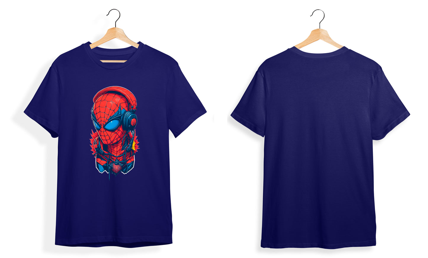 BLACK SPIDERMAN | NEW LOOK CLOTHING | UNISEX CLOTHING TEE