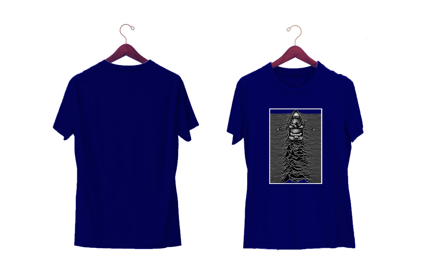 Boat River | Black and Blue | T-shirt Hungry Threads