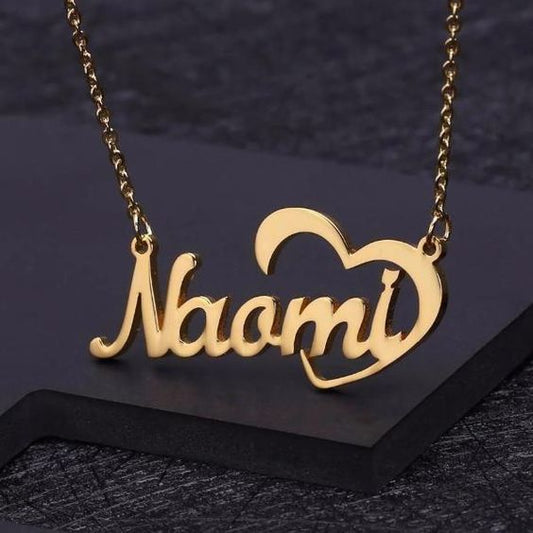 Gold Metal Name Pendent | Customized Pendent - Hulk Threads