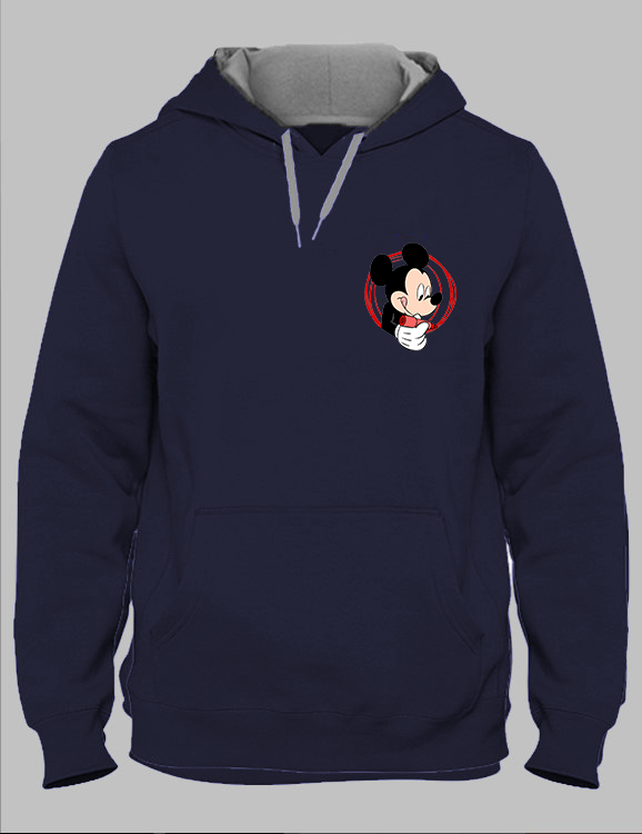 Mickey Mouse | Unisex Hoodies Collection | Navy Blue color