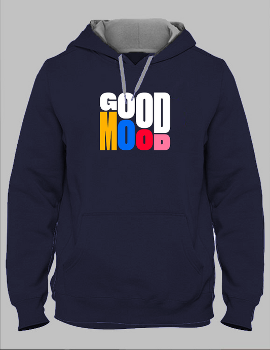 Good Mood | Unisex Hoodies Collection | Navy Blue color