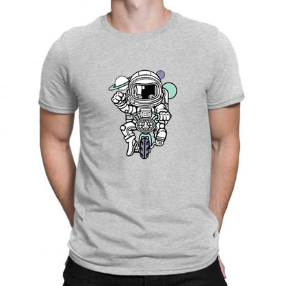 Grey Men's Tees | Astronaut | Round Neck | Half Sleeves - Hulk Threads