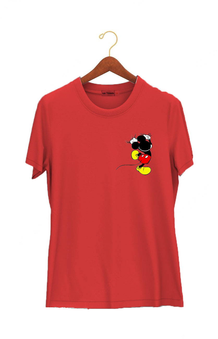 red color t-shirt @ hulk threads