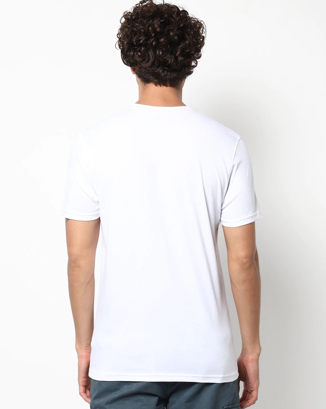 White Men's Tees | Its Okay to Not Do Anything | Round Neck | Half Sleeves - Hulk Threads