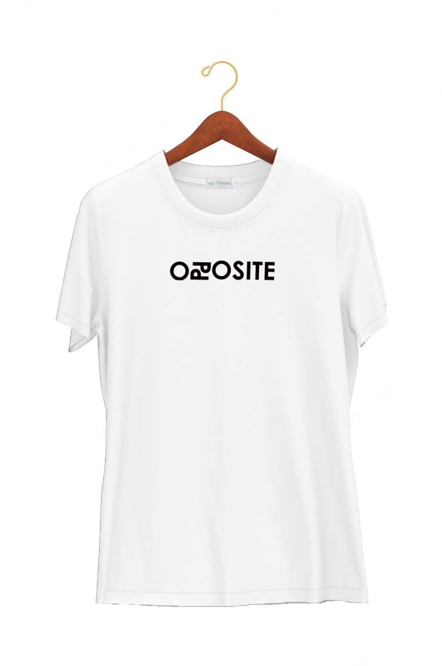 white color unisex t-shirt