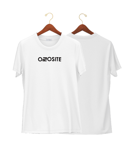 white color unisex t-shirt